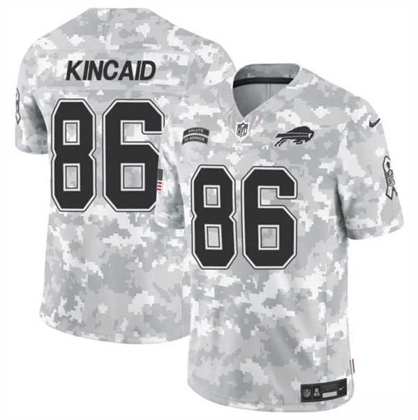 Men%27s Buffalo Bills #86 Dalton Kincaid 2024 F.U.S.E. Arctic Camo Salute to Service Limited Stitched Jersey Dzhi->buffalo bills->NFL Jersey
